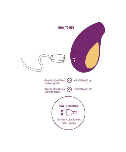 XOCOON - DIVINE LOVE STIMULATOR PURPLE