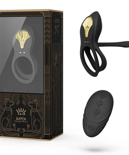 ZALO - BAYEK VIBRATING COUPLES RING BLACK