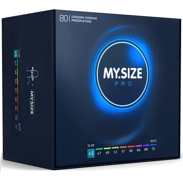 My Size – Pro Condoms 45 mm 80 Stuks