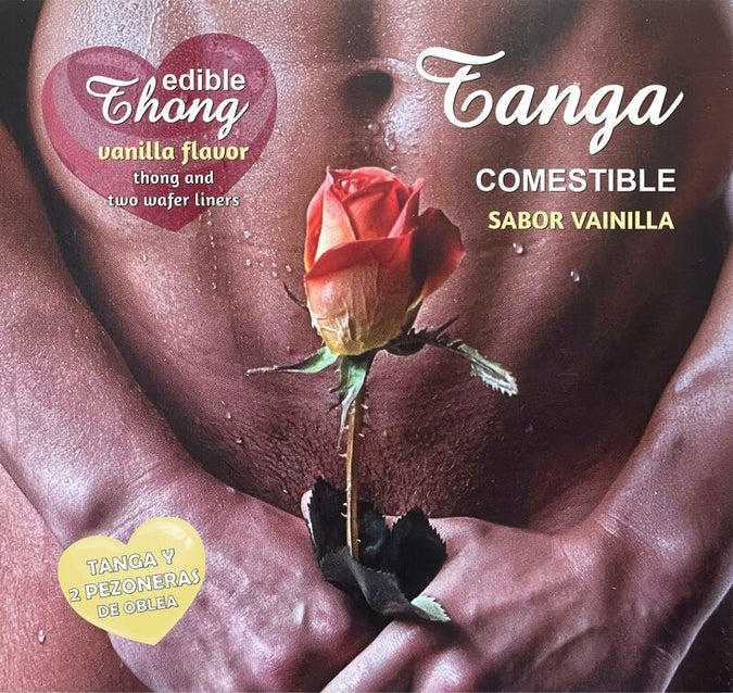 Hotflowers – Herenstring + 2 Vanillewafel Tepel