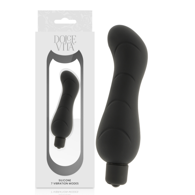 Pleasurements – Dolce Vita – G – Spot Vibrator Zwart Siliconen