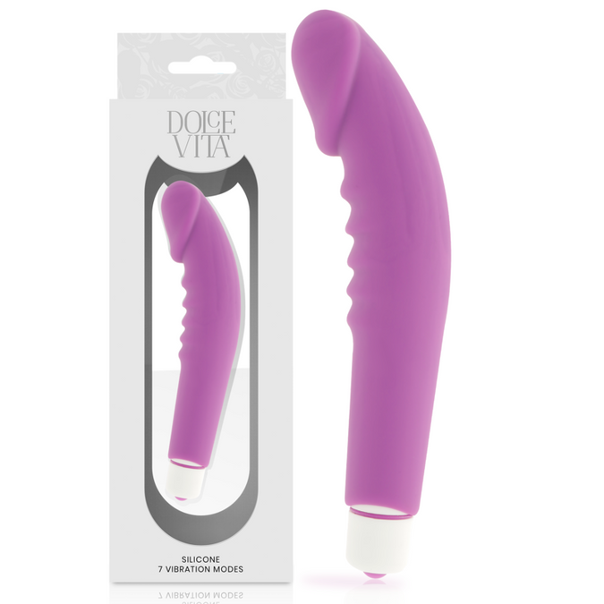 Pleasurements – Dolce Vita – Realistische Pleasure Vibrator Paars Siliconen