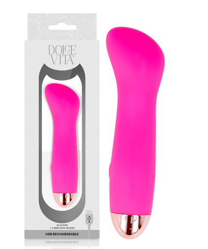 Pleasurements – Dolce Vita – Oplaadbare vibrator One roze 7 snelheden