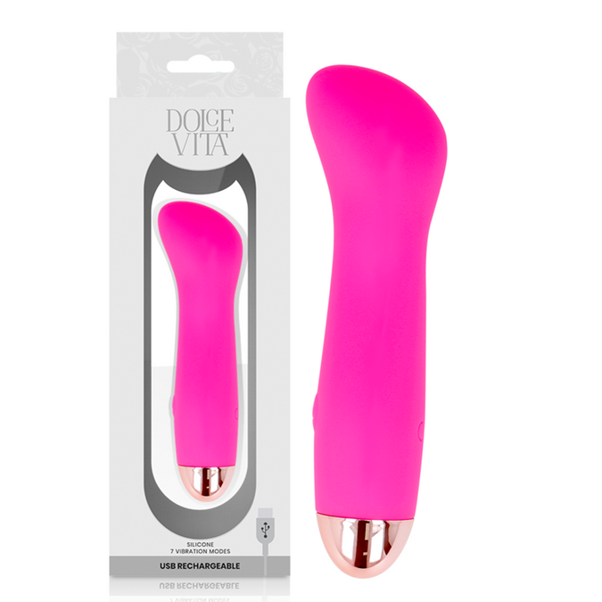 Dolce Vita – Rechargeable Vibrator One Pink 7 Speed