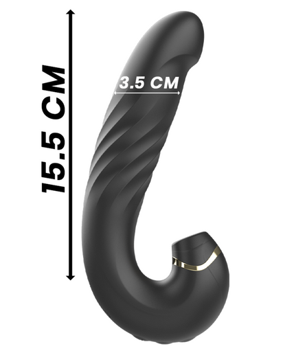 IBIZA - CLIP UP & DOWN + VIBRATOR + CLITORIS SUCTION