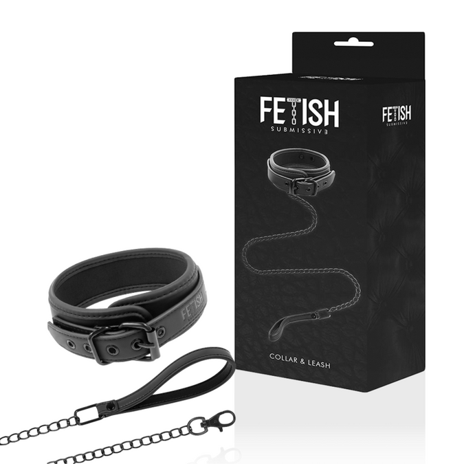 Fetisj Onderdanig – Neopreen Gevoerde Ketting