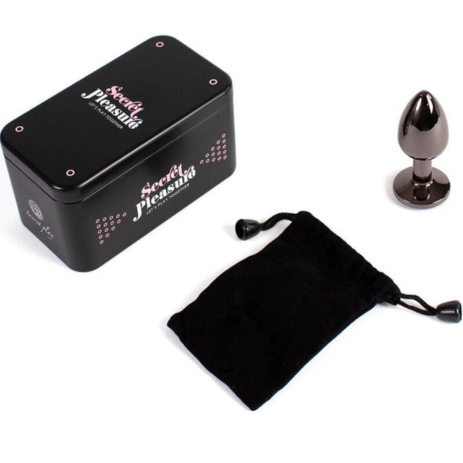 Secretplay – Gunmetal Butt Plug Small Size 7 Cm