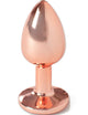 Secretplay – Metal Butt Plug Rose Gold Small Size 7 Cm