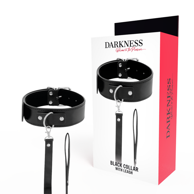 Darkness – Haltungskette mit Lederkette