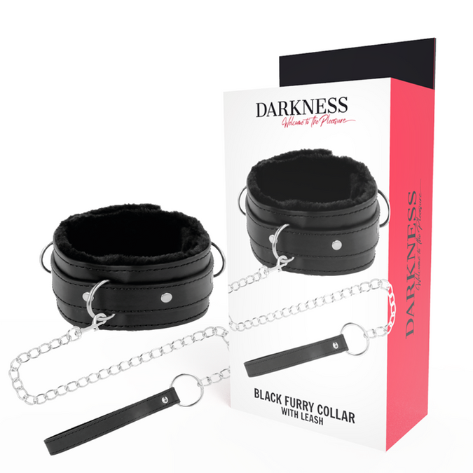 Darkness – Bequeme Haltungskette mit Lederkette