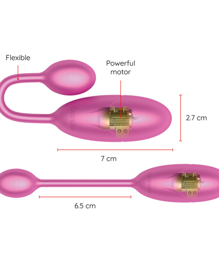 ONINDER - DENVER VIBRATING EGG PINK 7 X 2.7 CM FREE APP
