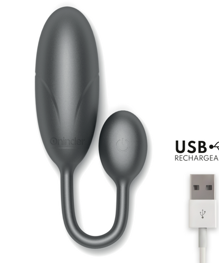 ONINDER - DENVER VIBRATING EGG BLACK 7 X 2.7 CM FREE APP