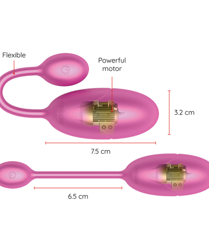 ONINDER - TOKYO VIBRATING EGG PINK 7.5 X 3.2 CM FREE APP