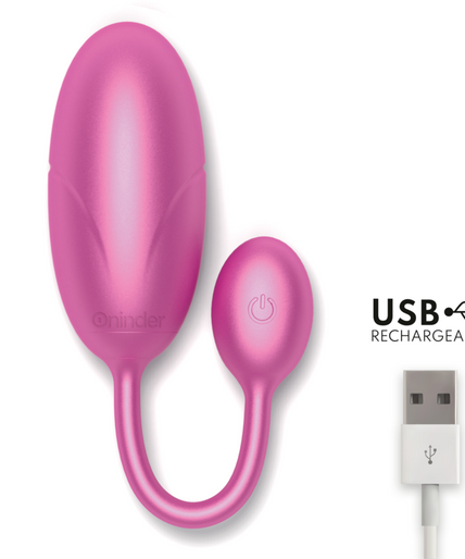 ONINDER - TOKYO VIBRATING EGG PINK 7.5 X 3.2 CM FREE APP