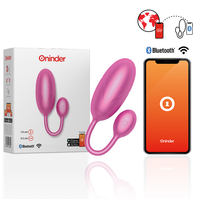 Oninder – Tokyo Vibrerend Ei Roze 7,5 X 3,2 Cm Gratis App