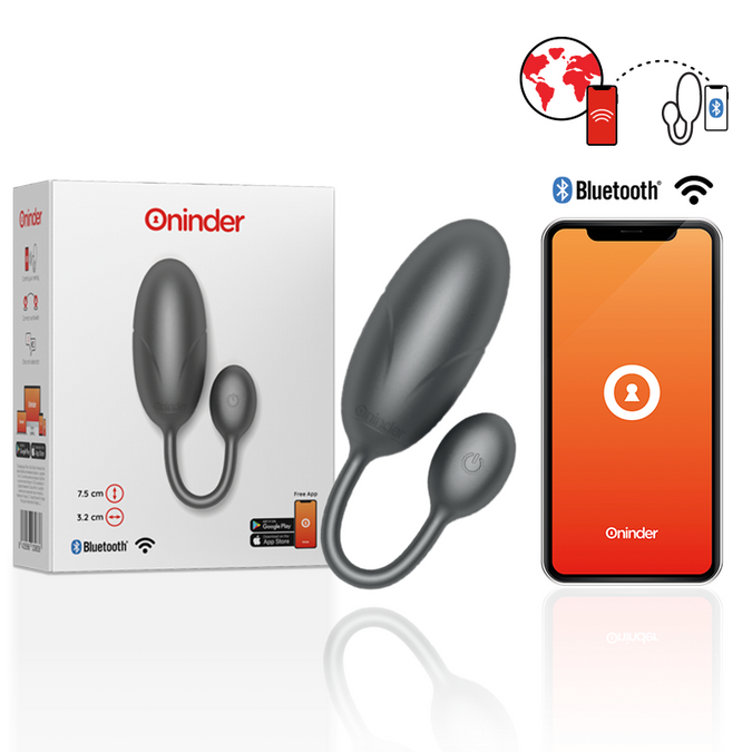 Oninder – Tokyo Vibrating Egg Black 7.5 X 3.2 Cm Free App