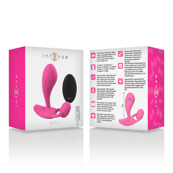Intense – Shelly Plug Anaal Afstandsbediening Roze