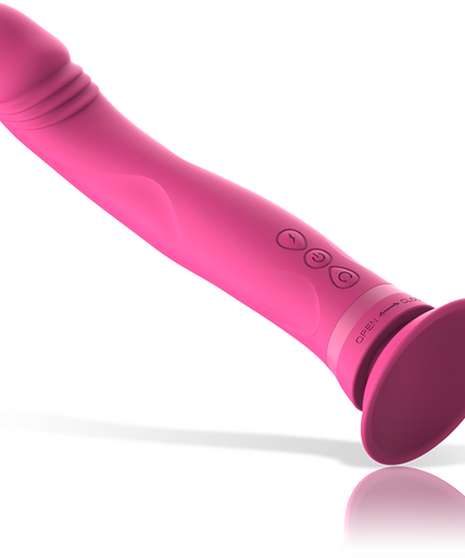 INTENSE - MICHELANGELO PINK SILICONE VIBRATOR DILDO