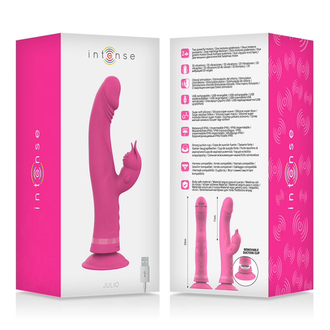 INTENSE - JULIO KONIJN VIBRATOR ROZE SILICONE