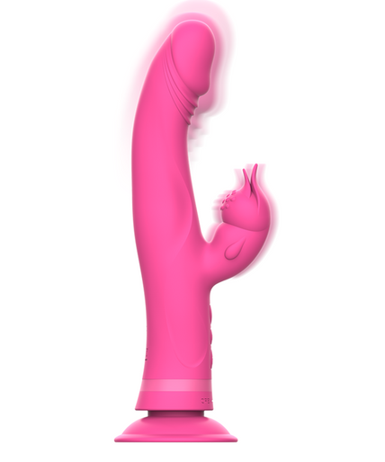 INTENSE - JULIO RABBIT VIBRATOR PINK SILICONE