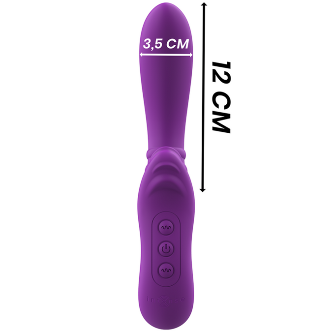INTENSE - HARRY FLEXIBELE VIBRATOR MET PAARSE TONG