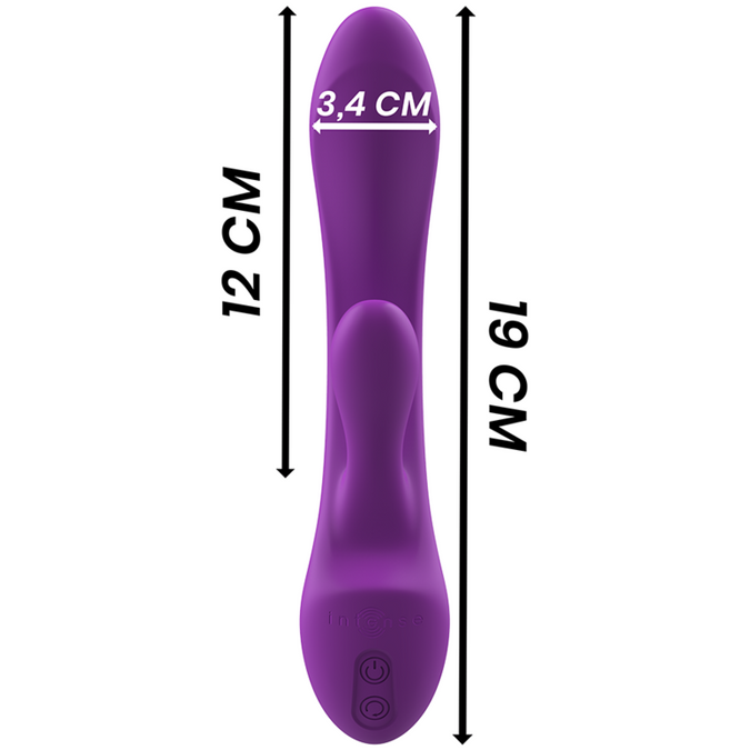 Intense – Luigi Rabbit Vibrator Liquid Silicone Purple