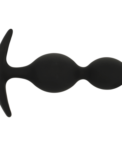 Black&silver – Orson Plug Silikon 2 Analwellen 9 Cm