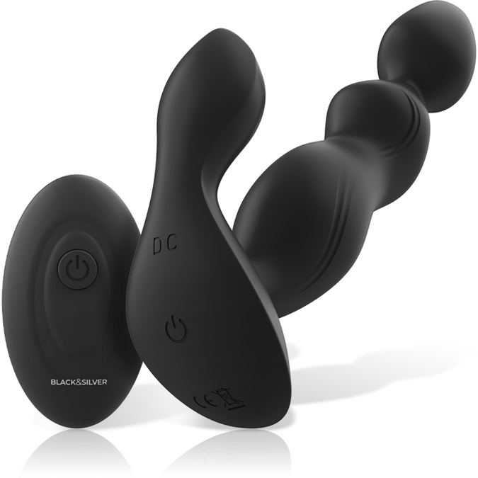 ZWART&ZILVER - CORA ANALE PLUG SILICONEN AFSTANDSBEDIENING