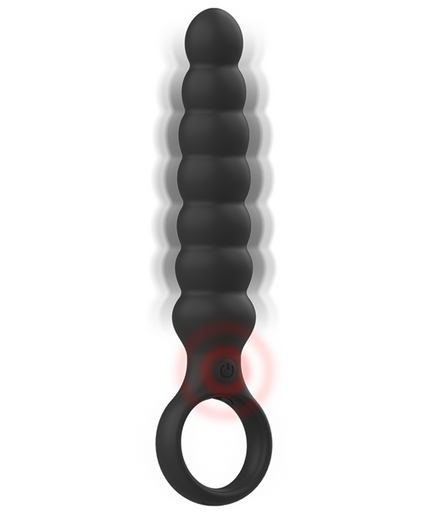 BLACK&SILVER - BOB POWERFUL SILICONE ANAL DILATOR