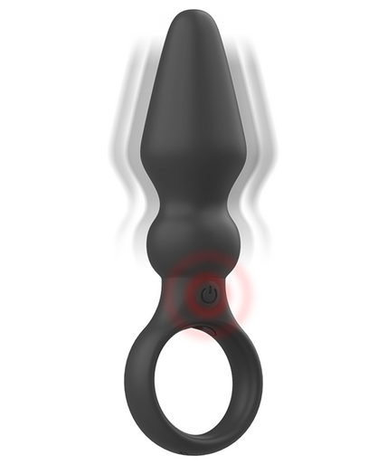 BLACK&SILVER - OZZY POWERFUL SILICONE ANAL PLUG