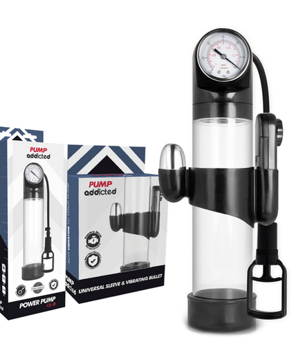 Pump Addicted – Rx9 Transparante Vibrator