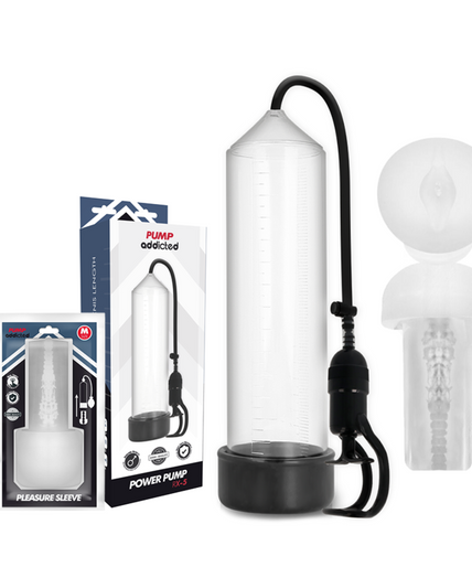PUMP ADDICTED - RX5 TRANSPARANT MET MASTURBATOR