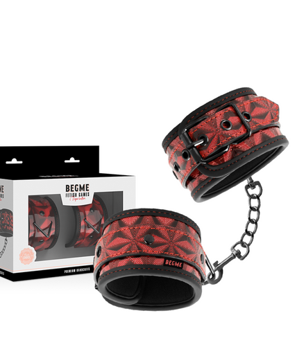 Begme – Red Edition Core Handcuffs with Neoprene Lining