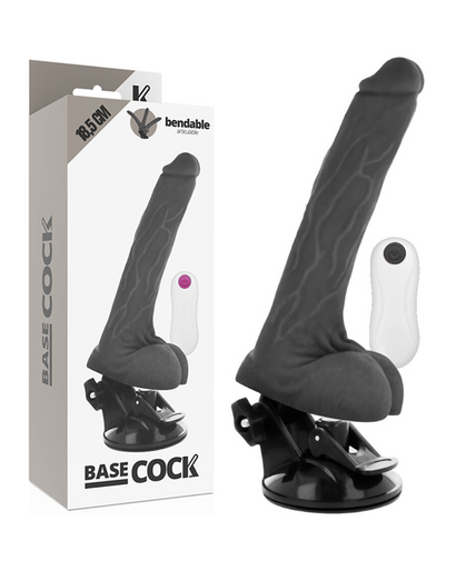 Basecock – Realistic Articulable Remote Control Black 18.5 Cm -O- 4 Cm
