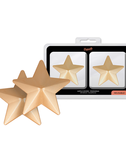COQUETTE CHIC DESIRE - NIPPLE COVERS GOLDEN STARS
