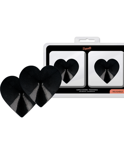 COQUETTE CHIC DESIRE - NIPPLE COVERS ZWARTE HARTEN