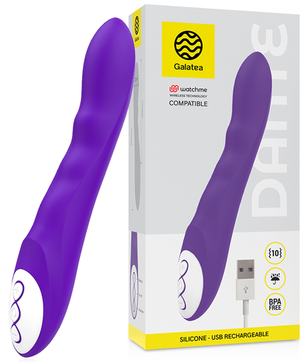 GALATEA - DANTE PURPLE VIBRATOR + WATCHME REMOTE CONTROL