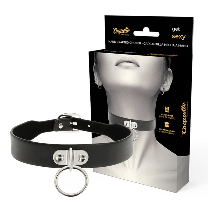 Coquette Chic Desire – Vegan Leren Ketting Vrouw Fetisj Accessoire