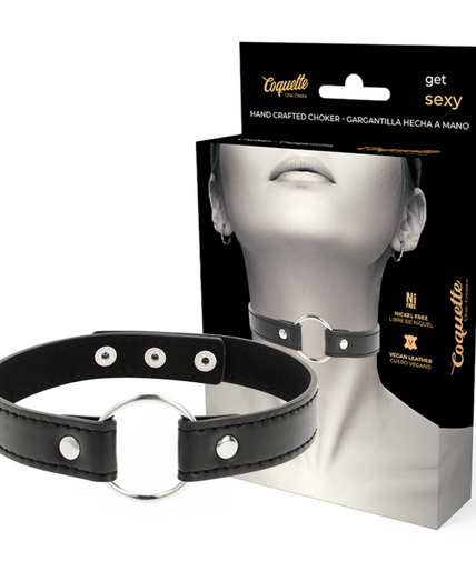 Coquette Chic Desire – Vegan Leather Necklace Woman Accessory