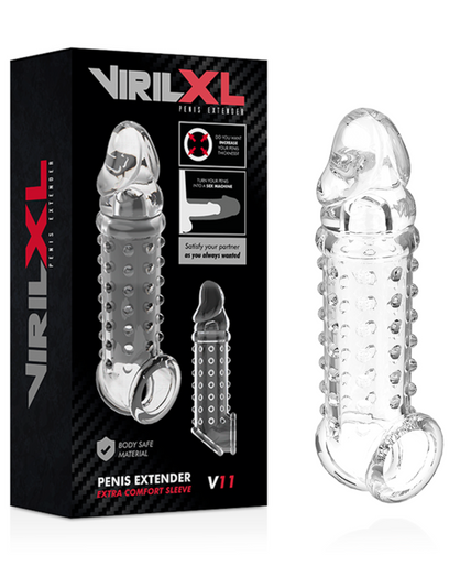VIRILXL - PENISVERLENGING EN SLUIPHULZEN V11 TRANSPARANT