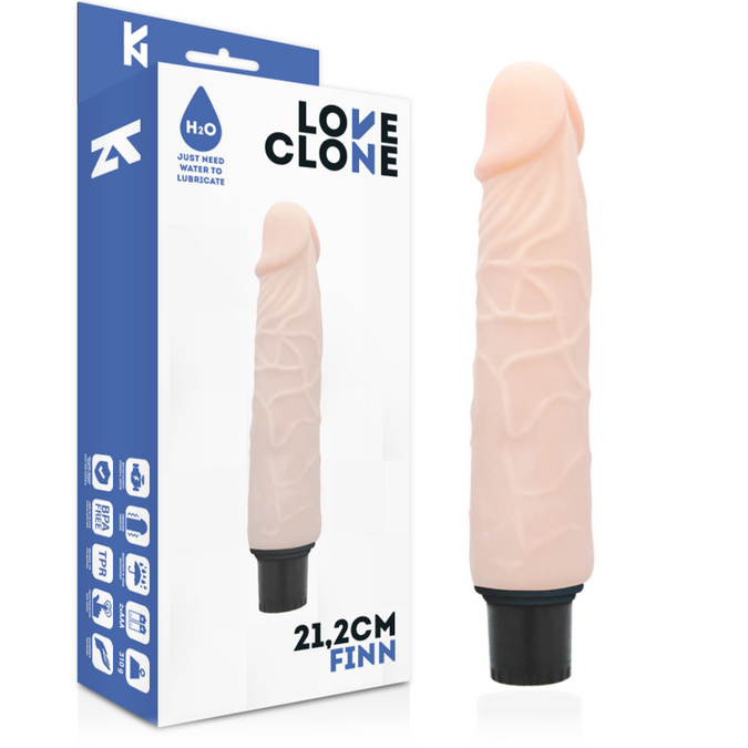 Loveclone – Finn Zelfsmerende Vibrator 21,2 Cm -O- 3,8 Cm