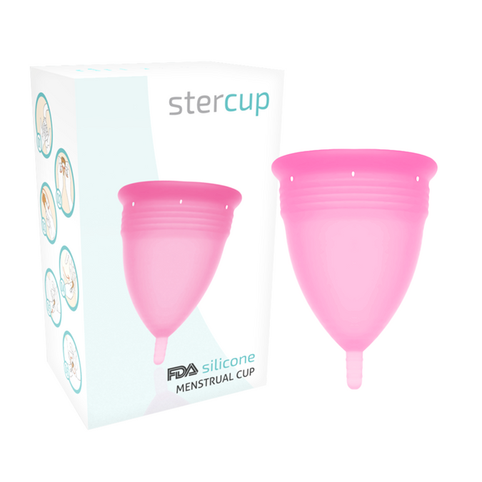 Stercup – Fda Silicone Menstrual Cup Pink – Size L