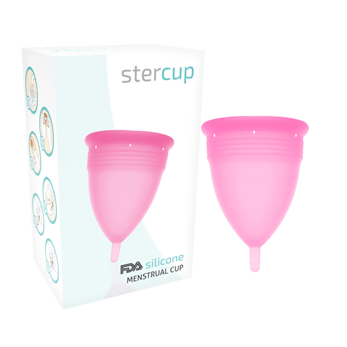 Stercup – FDA siliconen menstruatiecup roze – maat S