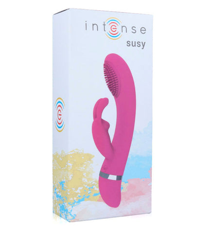 INTENSE - SUSY OSCILLATING VIBRATOR SILICONE RABBIT PINK