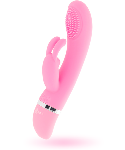 INTENSE - SUSY OSCILLATING VIBRATOR SILICONE RABBIT PINK