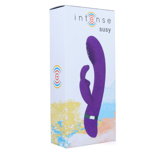 INTENSE - SUSY SILICONE RABBIT LILAC OSCILLATING VIBRATOR