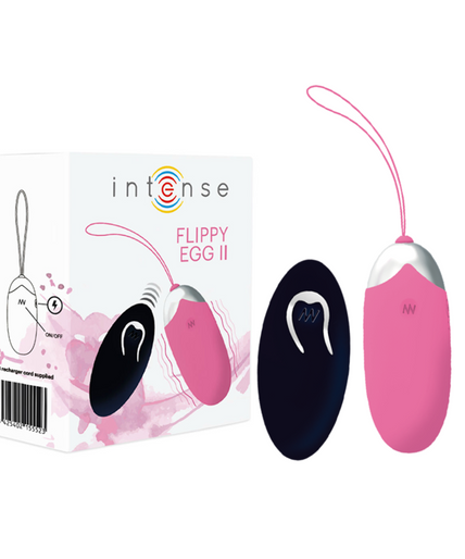 INTENSE - FLIPPY II VIBRATING EGG WITH REMOTE CONTROL PINK