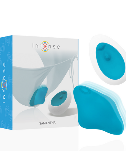 INTENSE - SAMANTHA PANTIE REMOTE CONTROL BLUE