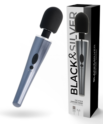 Zwart & zilver - DEXTER MASSAGEWAND