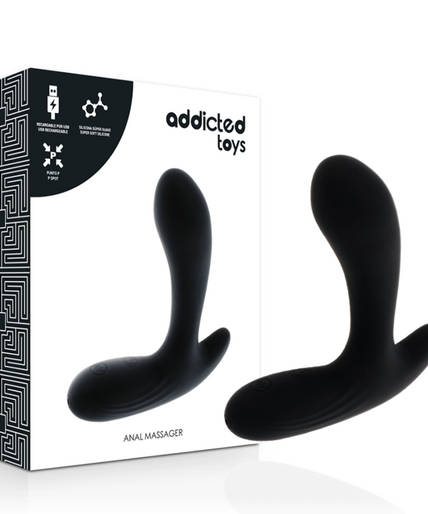 Addicted Toys – Dual-Motor Anal Massager with 30 Vibration Functions – Black